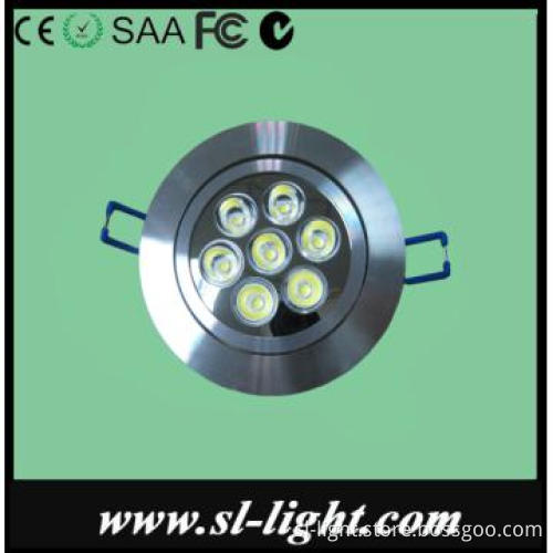 bolished silver 15W LED Ceiling light orientable